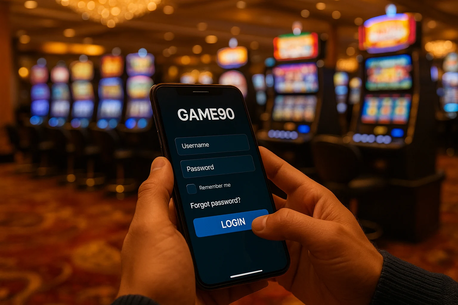 Criar uma nova Conta no plataforma GAME90